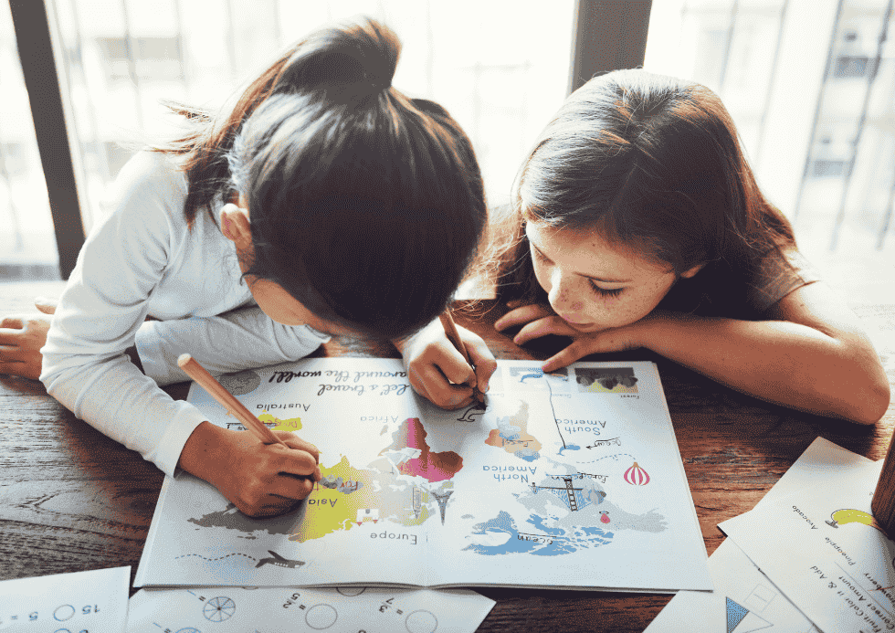 Kids' coloring books