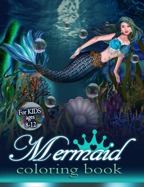 mermaid coloring book kids ages 8 12 mermaid coloring book boys and girls ages 8 12 1 jpg